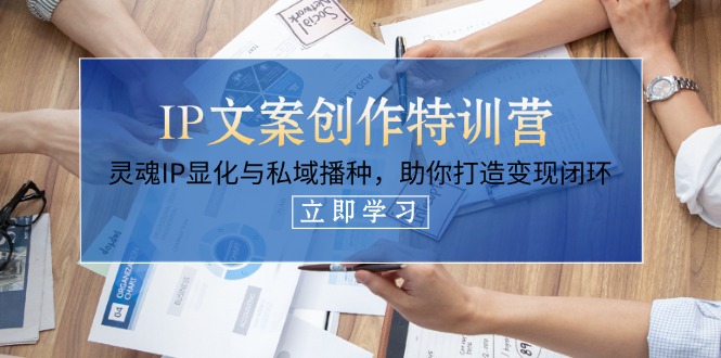（14330期）IP文案创作特训营，灵魂IP显化与私域播种，助你打造变现闭环（14节课）-華夏云创