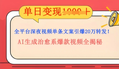 全平台深夜文案新风口：DeepSeek生成百万播放量金句，治愈系内容涨粉速度快4倍-華夏云创
